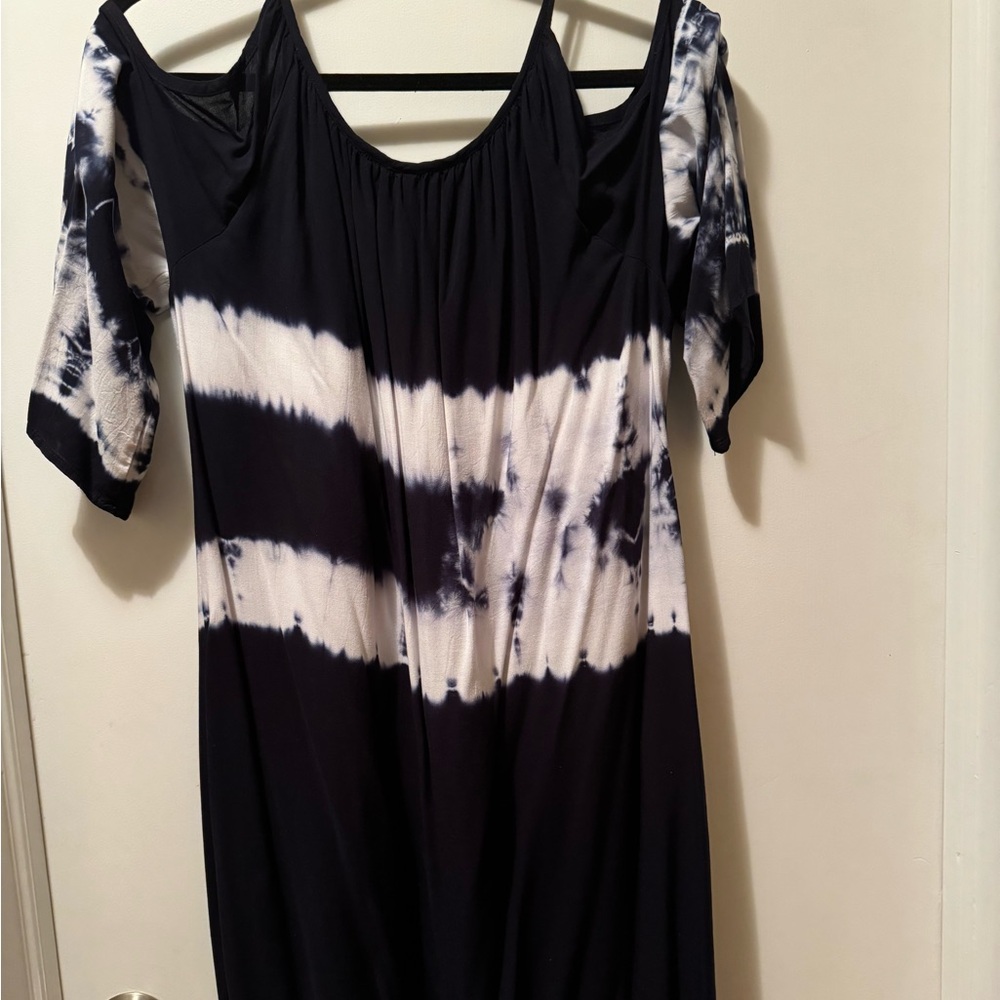 Cold shoulder dress